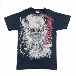 Vintage Metallica Y2K Pushead Double-Sided Graphic Shirt Size Adult Small